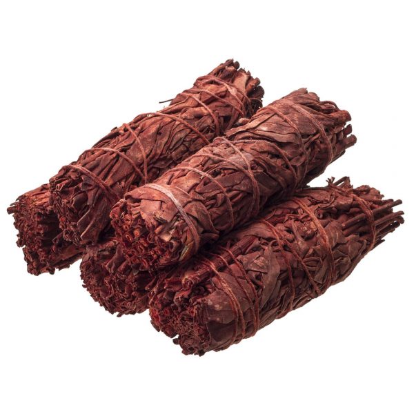 Dragons Blood White Sage Stick 4" - Smudging Tool