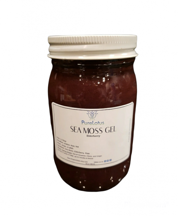 Sea Moss infused with Elderberry Gel
