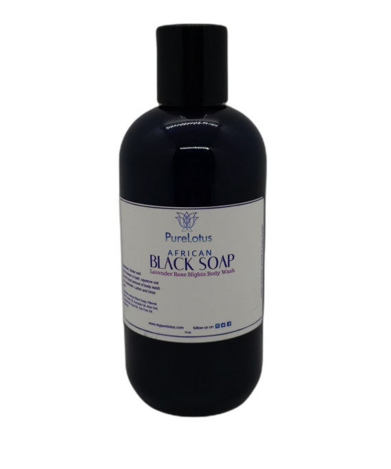 African Black Soap Lavender Rose Night Herbal Body Wash